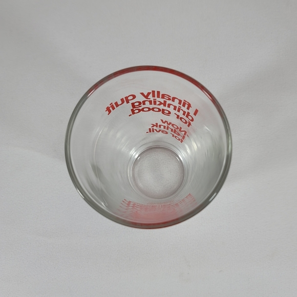 I Finally Quit Drinking For Good. Now I Drink For Evil Glass Cup - Picture 9 of 12